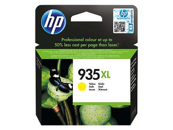 HP 935XL Yellow Original Ink Cartridge - C2P26AE