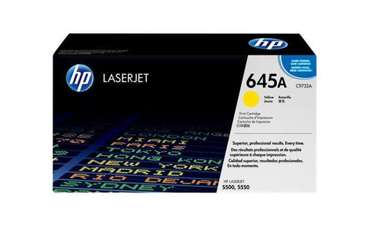 HP C9732A Yellow Original Toner Cartridge - 645A
