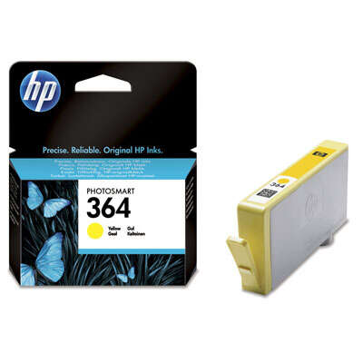 HP 364 Amarillo Cartucho de Tinta Original - CB320EE. 300 Paginas