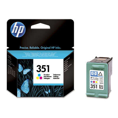 HP 351 Color Cartucho de Tinta Original - CB337EE. 170 Paginas