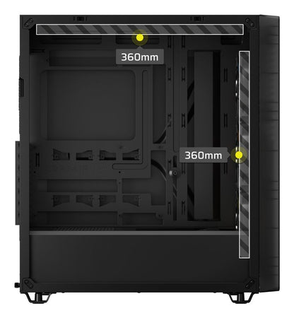 Caja Corsair 3200D RS ARGB ATX Negra