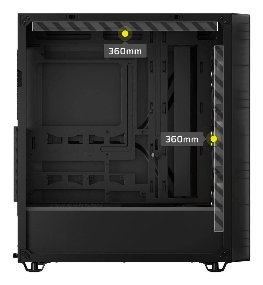 Caja Corsair 3200D RS ARGB ATX Negra