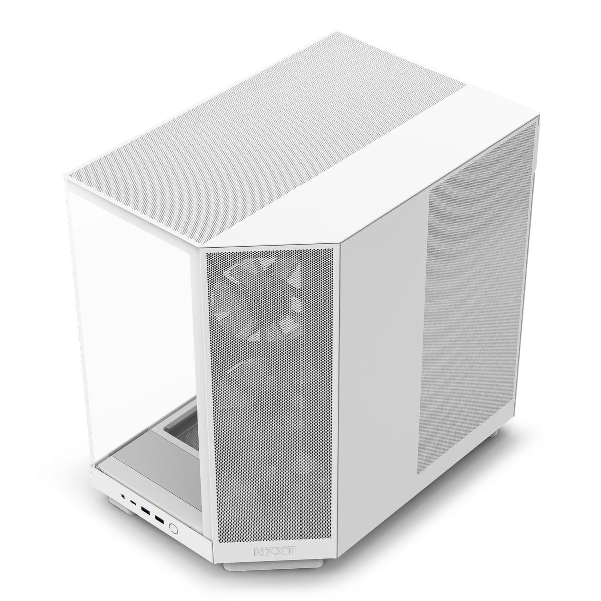 Caja NZXT H6 Flow RGB ATX mATX Blanca (CC-H61FW-R1)