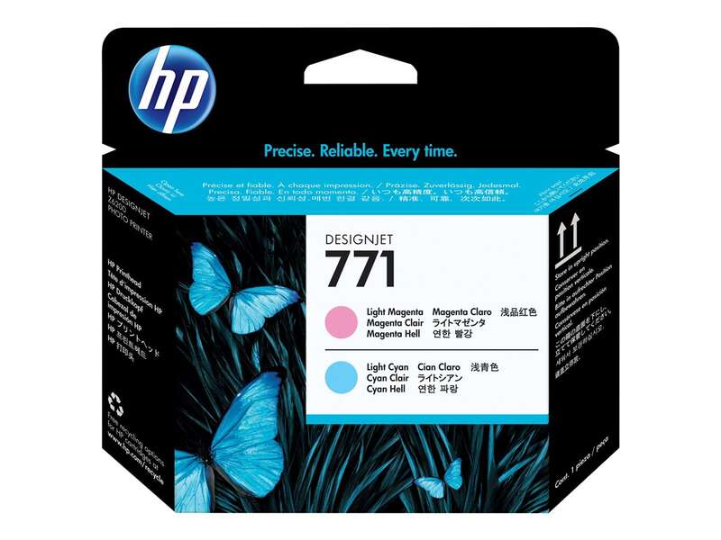HP 771 Original Printhead - Cyan Light, Magenta Light - CE019A