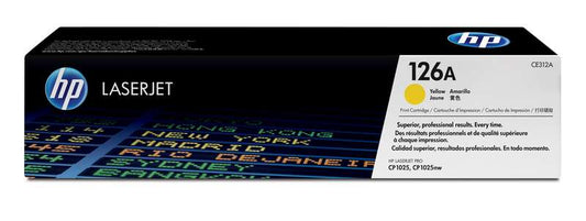 HP CE312A Yellow Original Toner Cartridge - 126A