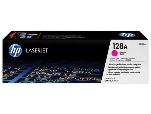 HP CE323A Magenta Original Toner Cartridge - 128A