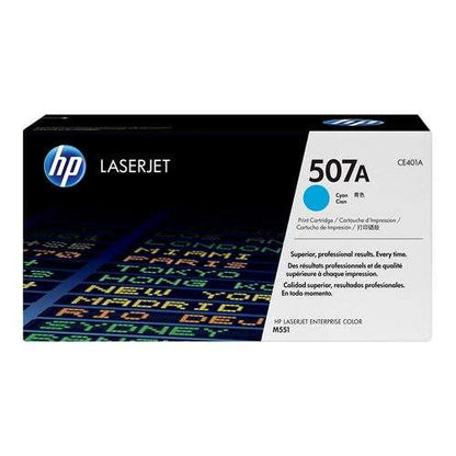 HP CE401A Cyan Cartucho de Toner Original - 507A. 6.000 Paginas