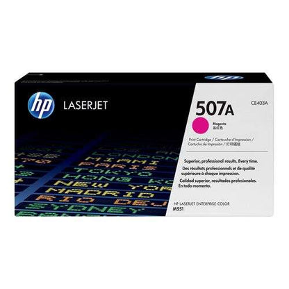 HP CE403A Magenta Cartucho de Toner Original - 507A. 6.000 Paginas