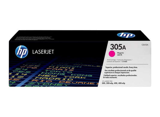 HP CE413A Magenta Original Toner Cartridge - 305A