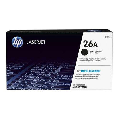 HP CF226A Negro Cartucho de Toner Original - 26A. 3.100 Paginas