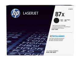 HP CF287X Black Original Toner Cartridge - 87X. 18,000 Pages