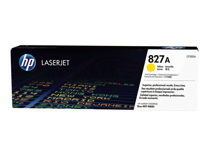 HP CF302A Yellow Original Toner Cartridge - 827A