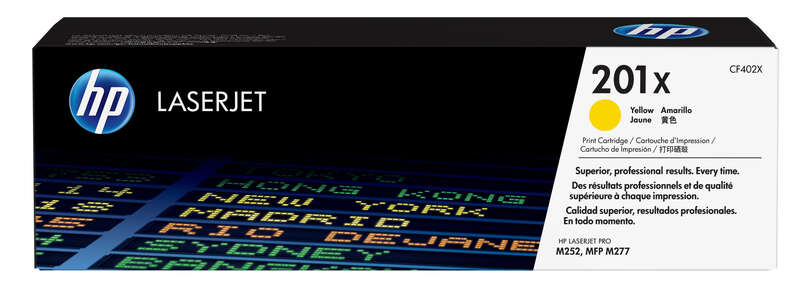 HP CF402X Yellow Original Toner Cartridge - 201X