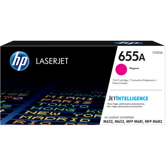 HP CF453A Magenta Original Toner Cartridge - 655A