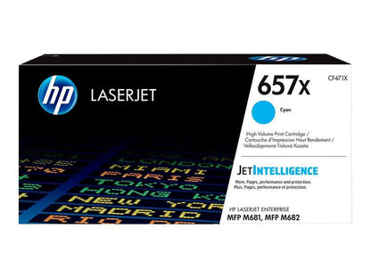 HP CF471X Cyan Cartucho de Toner Original - 657X. 23.000 Paginas