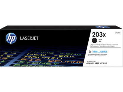 HP CF540X Negro Cartucho de Toner Original - 203X. 3.200 Paginas