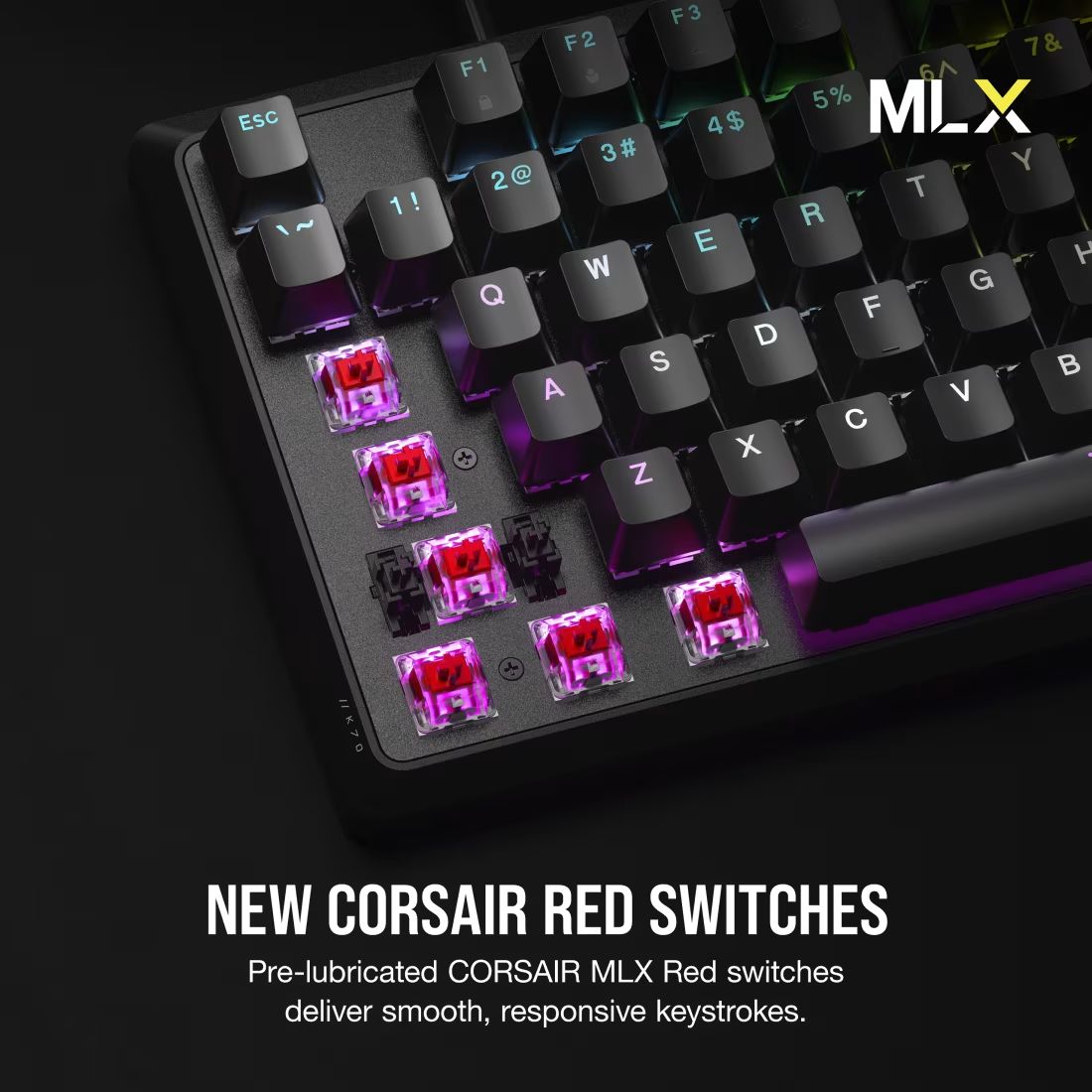Teclado Corsair K70 Core RGB USB-A 3.0 (CH-910971E-ES)