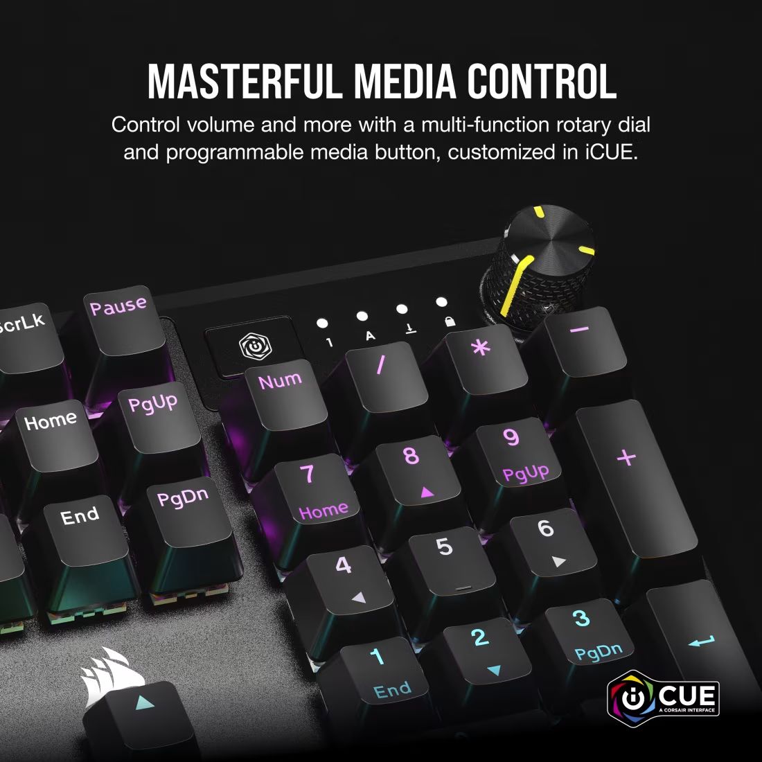 Teclado Corsair K70 Core RGB USB-A 3.0 (CH-910971E-ES)