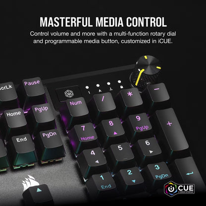 Teclado Corsair K70 Core RGB USB-A 3.0 (CH-910971E-ES)