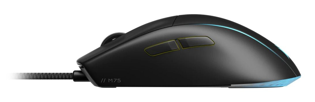 Ratón Corsair M75 RGB USB 26000dpi Negro(CH-930D010-EU)