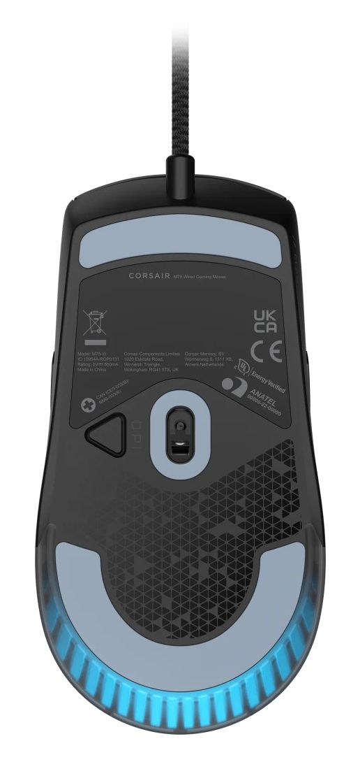 Ratón Corsair M75 RGB USB 26000dpi Negro(CH-930D010-EU)