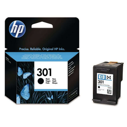 HP 301 Negro Cartucho de Tinta Original - CH561EE. 190 Paginas