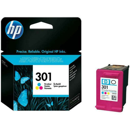 HP 301 Color Cartucho de Tinta Original - CH562EE. 165 Paginas