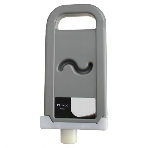 Canon PFI706 Negro Cartucho de Tinta Pigmentada Generico - Reemplaza 6681B001
