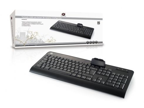 Teclado CONCEPTRONIC USB Lector Tarjetas (CKBESMARTID)