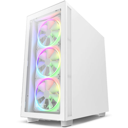 Caja NZXT H7 Elite RGB ATX mATX Blanca (CM-H71EW-02)