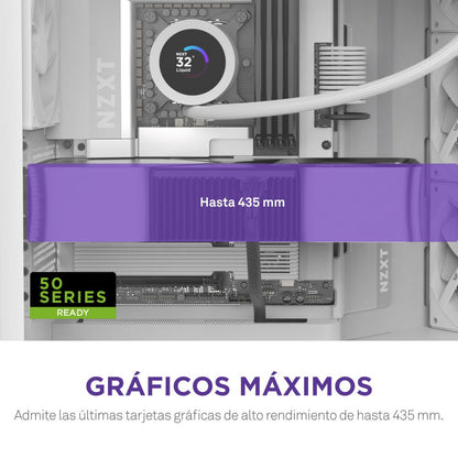 Caja NZXT H9 Flow ATX EATX mATX Blanca (CM-H92FW-01)