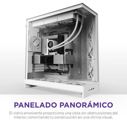 Caja NZXT H9 Flow ATX EATX mATX Blanca (CM-H92FW-01)