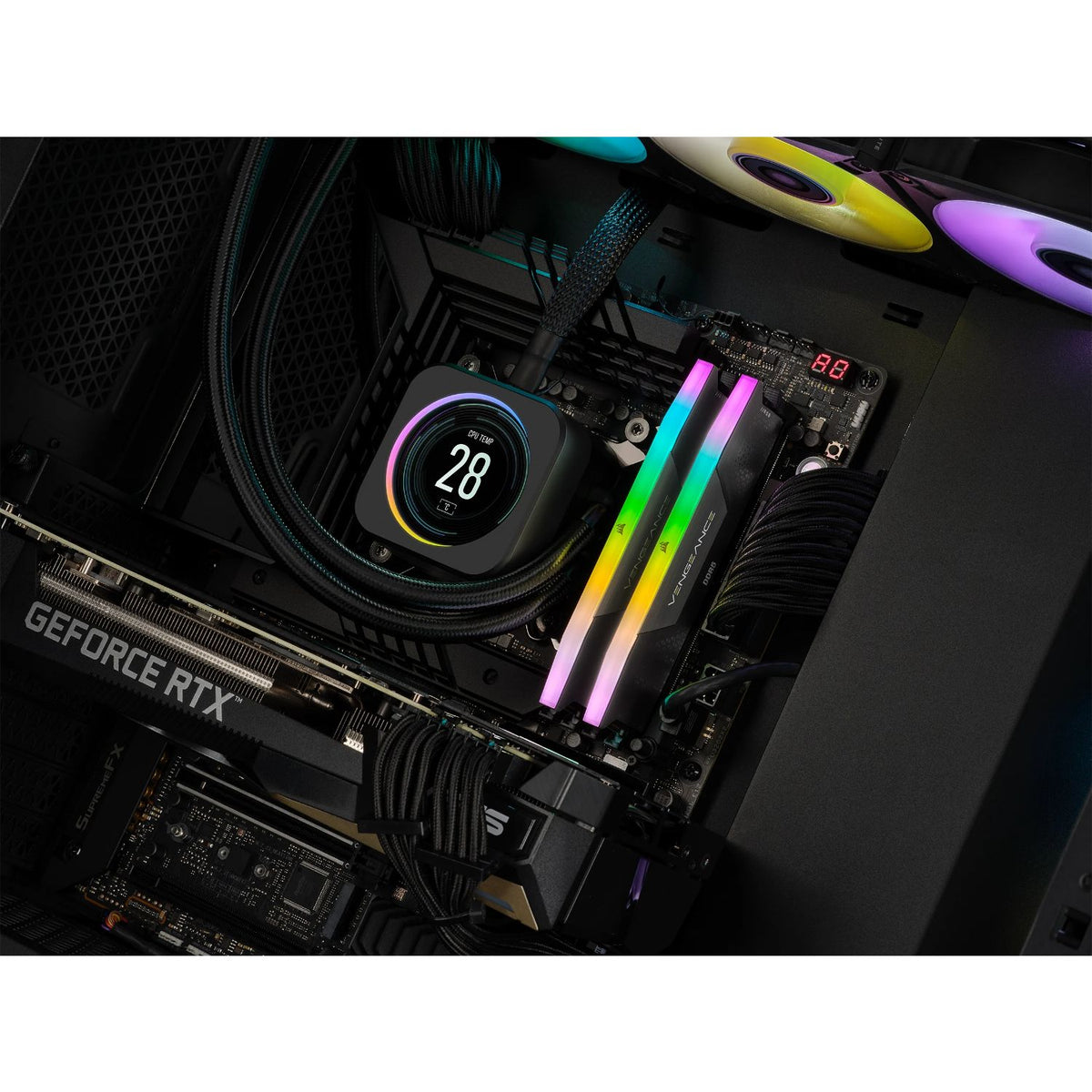Módulo Corsair Vengeance RGB DDR5 32Gb (2x16Gb) 6000MHz