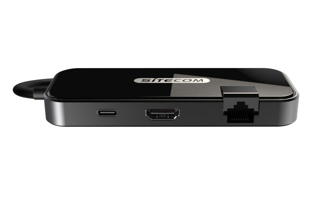 Adaptador Sitecom USB-C a USB-A/C PD/HDMI/RJ45 (CN-394)