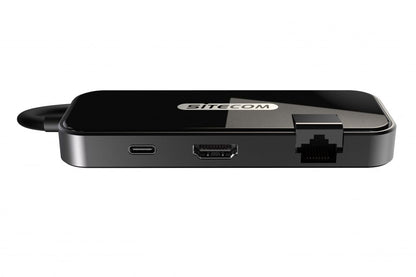Adaptador Sitecom USB-C a USB-A/C PD/HDMI/RJ45 (CN-394)