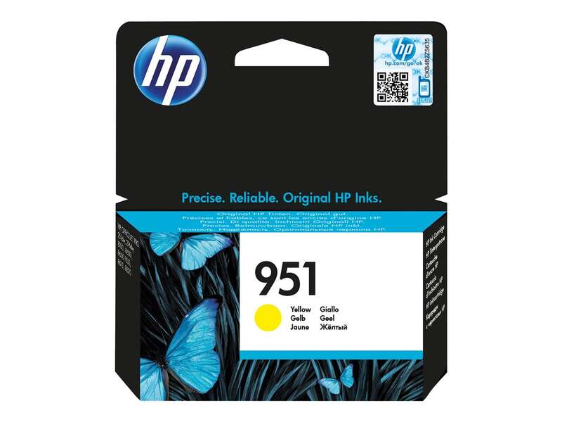 HP 951 Yellow Original Ink Cartridge - CN052AE