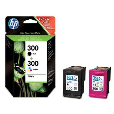 HP 300/901 Black + Color 2-Pack Original Ink Cartridges - CN637EE/SD519AE