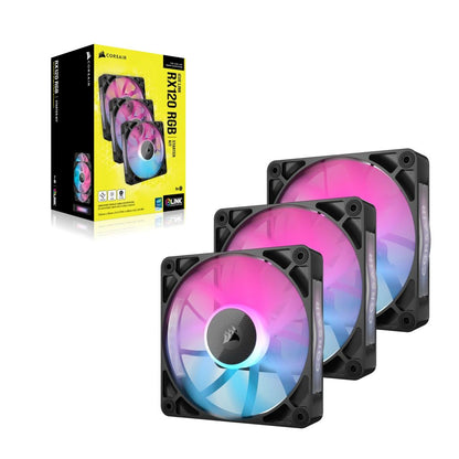 Ventilador Corsair iCUE LINK RX120 RGB 3U (9051018-WW)