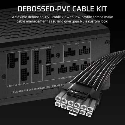 Fuente Corsair ICUE LINK HX1000I SHIFT (CP-9020265-EU)