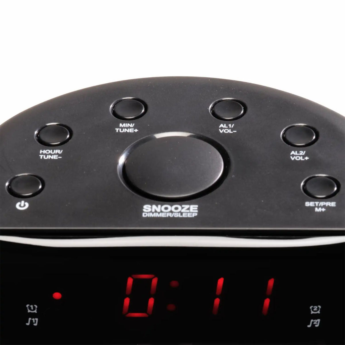 Radio Despertador DENVER Alarma Dual Negro (CR-430MK2)