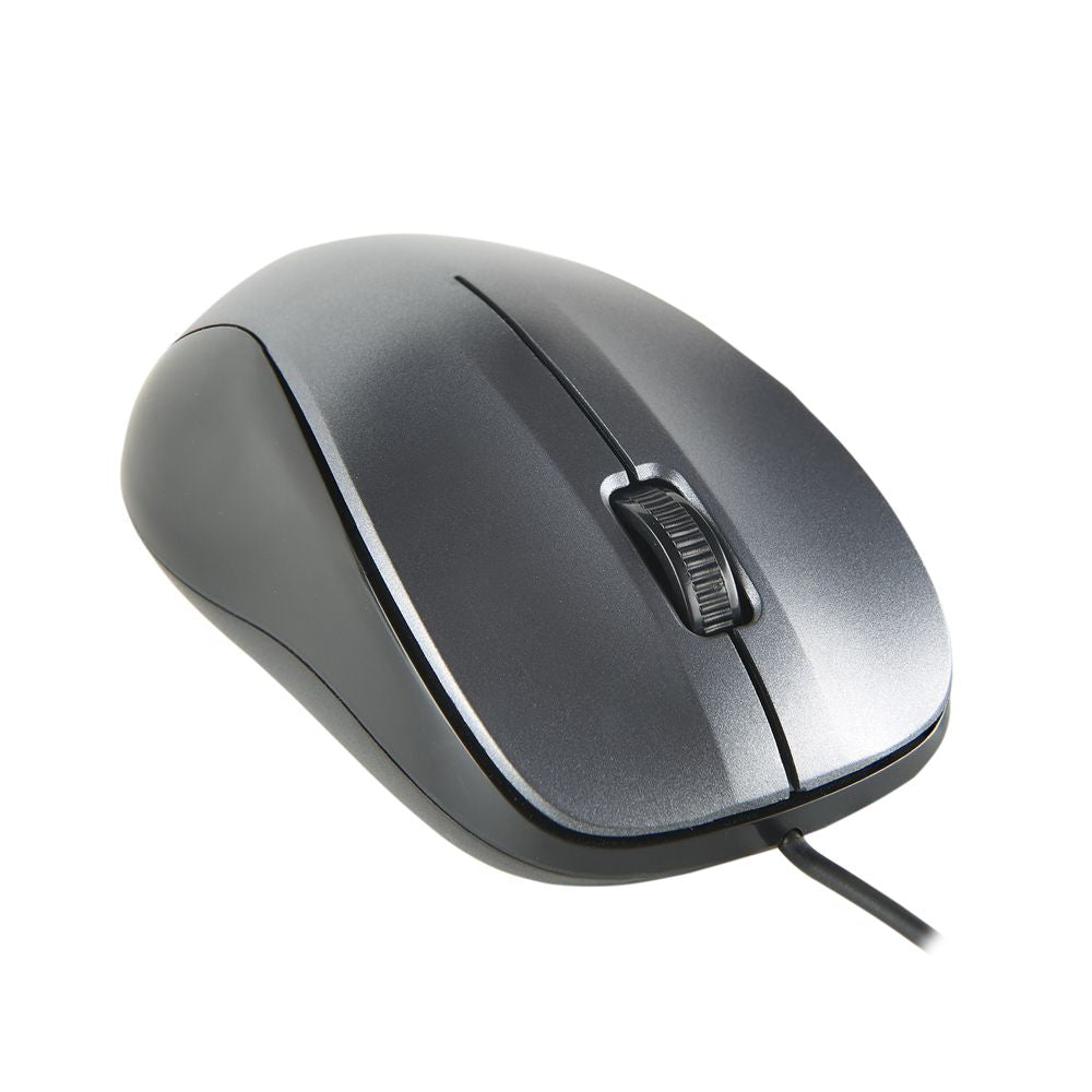 Ratón NGS Óptico USB-A 1200dpi Negro/Gris (CREW)