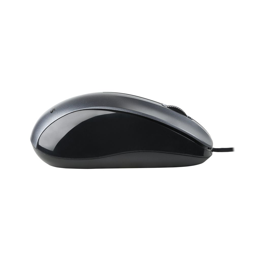 Ratón NGS Óptico USB-A 1200dpi Negro/Gris (CREW)