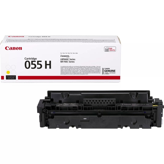 Canon 055H Yellow Original Toner Cartridge - 3017C002