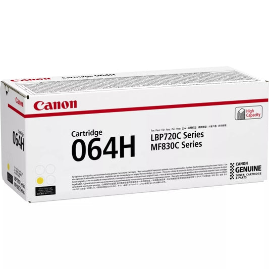 Canon 064H Yellow Original Toner Cartridge - 4932C001