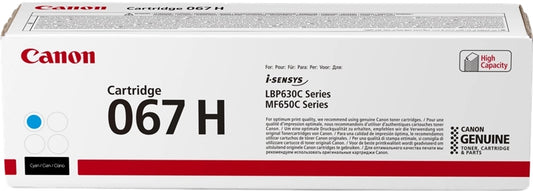 Canon 067H Cyan Original Toner Cartridge - 5105C002