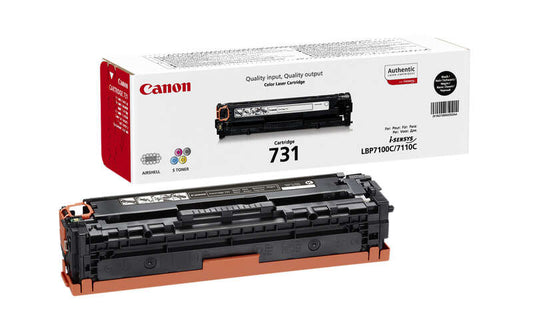 Canon 731 Black Original Toner Cartridge - 6272B002