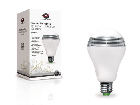 Bombilla CONCEPTRONIC E27 Bluetooth Blanca (CSPKBTSLB)
