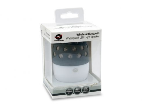 Altavoz CONCEPTRONIC BT mUSB Gris/Blanco (CSPKBTWPHLG)