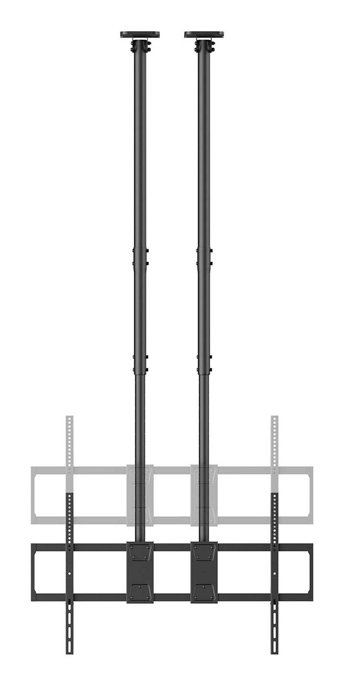 Soporte Techo AISENS 60-120" 120Kg Negro (CT120TLE-395)