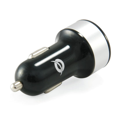 Cargador CONCEPTRONIC Coche 2xUSB 2.0 Negro (CUSBCAR2A)